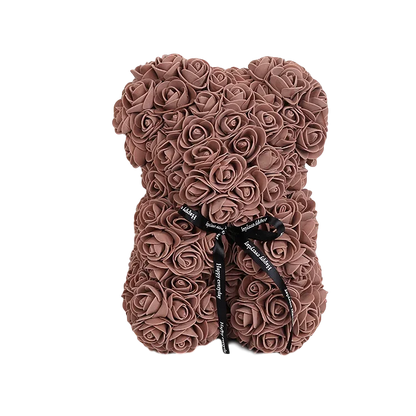 Valentinstag Geschenk 25cm Bär aus Rosen