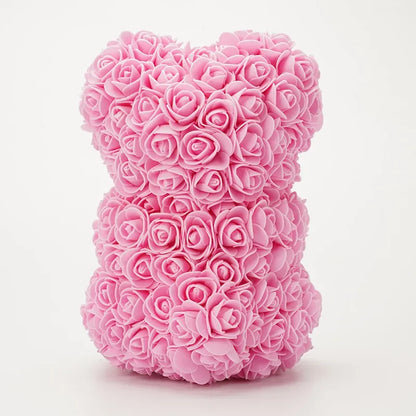 Valentinstag Geschenk 25cm Bär aus Rosen